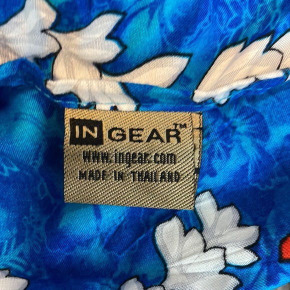 In Gear Sarong Wrap Bathing Suit Cover Up Shawl Skirt Dress One Size 3.6 x 5 - Picture 9 of 10